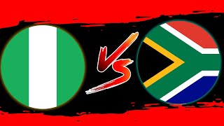 BAFANA BAFANA VS NIGERIA LINE UPS LIVESCORE [upl. by Zubkoff]