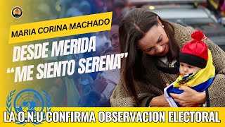 URGENTE MARÍA CORINA MACHADO SOBRADA EN MERIDA [upl. by Eramat588]