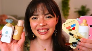 ASMR Wooden Skincare amp Makeup for Sleep layered sounds pampering [upl. by Corson176]