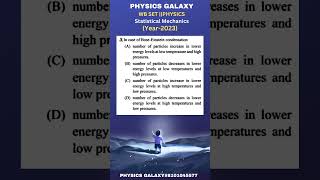 WB SET PYQStatistical MechanicsYear2023physicsgalaxy1537 [upl. by Namra]