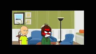 Caillou meet Jeffy 1redbed Reuploud [upl. by Glogau646]