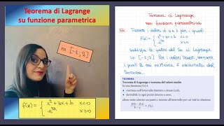 Teorema di Lagrange su funzione parametrica [upl. by Carleton]