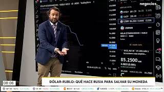 Dólar  Rublo ¿Qué hace Rusia para salvar su moneda [upl. by Sorazal955]