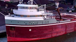 Boat Spotting in Toledo Loading the 75YearOld Wilfred Sykes [upl. by Astera]