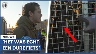 Pijnlijk moment voor fietser Jij bent je fiets kwijt [upl. by Kester]