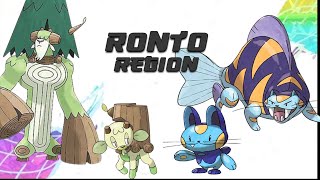 Complete Fakedex  Ronto Fakemon Region Gen 10 Pokemon Inspiration [upl. by Ynohtnakram]