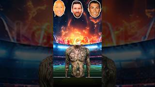 Cristiano Ronaldo Lionel Messi Dwayne Johnsonfootball 1million views shorts video [upl. by Elleirda]