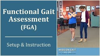 Functional Gait Assessment  Setup and Instruction [upl. by Puritan]