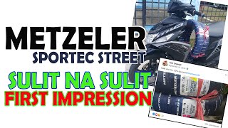 METZELER SPORTEC STREET FEEDBACK amp REVIEW  FIRST IMPRESSION  MIO I 125 [upl. by Ardnuahsal14]