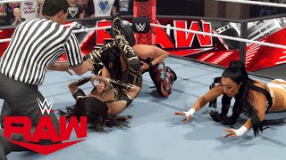 Indi Hartwell vs Tamina vs Sonya Deville money in the bank qualifier WWE 2K24 RAW [upl. by Tifanie192]