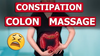 How to Massage Out Your Stuck Poop  FIX CONSTIPATION [upl. by Farkas]