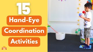 HandEye Coordination Activities for Kids 15 AtHome Activities [upl. by Aicilaf5]