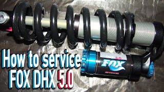 FOX DHX 5 0 How to inspect and oil change [upl. by Acirahs]