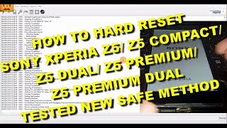 Hard reset Sony Xperia Z5 E6653 E6603 E5823 E5803 E6683 E6633 E6853 E6883 E6833 [upl. by Dorothi]