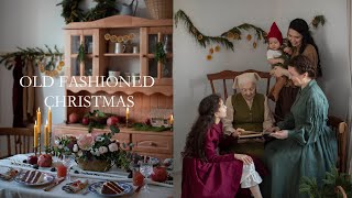 Old Fashioned inspired Christmas 🛷 Victorian 🎄 Decorations Recipes and Table Setting Idea 🕯 [upl. by Radnaxela]