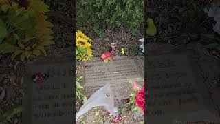 Bonnie Parker Grave Bonnie amp Clyde Crown Hill Cemetery Dallas 29 June 2024 [upl. by Rupert386]