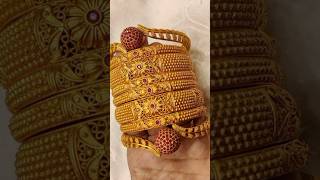 latest gold bangles design shortvideo goldjewellery gold kanganweddingbridalgoldbanglesdesign [upl. by Reger]