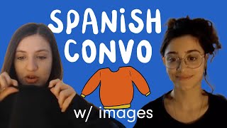 Easy Spanish Conversation Tarot Cards and Vintage Clothes Shopping  Comprehensible Input [upl. by Enetsuj]