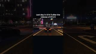 Last Day In GTA5 after the release of GTA 6 🥲 trending viralshorts gta5shorts trendingshorts [upl. by Ecirtnuahs104]