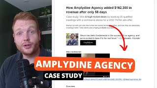 Amplidyne Case Study Cracking Ecom Cold Email Outreach [upl. by Mackintosh]