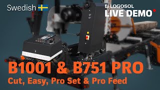 SMART AUTOMATISK SÅGNING med genomgång av Cut Set  Easy Set  Pro Set  Pro Feed  LOGOSOL LIVE [upl. by Adniral526]