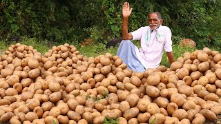 Roasted Garlic Potatoes Recipe  Crispy Garlic Potatoes  Crispy amp Fluffy Potatoes  Grandpa KItchen [upl. by Kenyon]