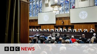 Israel says South Africa distorting the truth in UN court Gaza genocide case  BBC News [upl. by Zeculon]