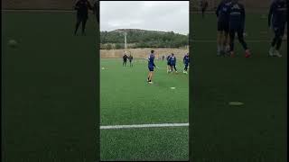 Entrenamiento del Real Zaragoza en césped artificial Lluís Keidi Bare y Bazdar fuera del grupo [upl. by Undis454]