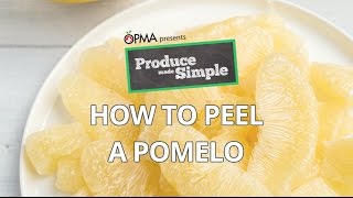 How To Peel a Pomelo [upl. by Nimajnab991]