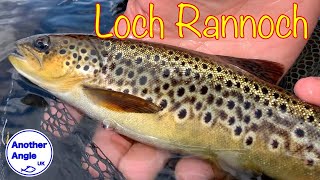 Loch Rannoch  Highlands Loch Fishing  Stunning Wild Brown Trout Markings [upl. by Aeslehc]