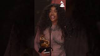 SZA Wins Best RampB Song At 2024 GRAMMYs sza snooze sos [upl. by Nerak]