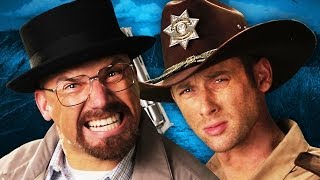 Rick Grimes vs Walter White Epic Rap Battles of History [upl. by Nnaesor]