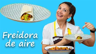 ✅FAJITAS🌯 de Pollo🍗🧅🥑en Freidora de aire  Relleno delicioso para Fajitas  Cosori Air Fryer [upl. by Nylaf]