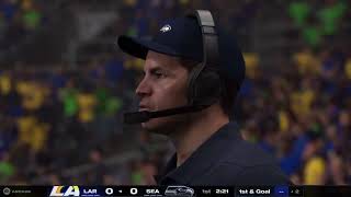 Madden NFL 25 rams vs seahawks CPU vs CPU [upl. by Zeidman]