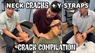 NECK CRACK  YSTRAP COMPILATION CRUNCHY with Dr Tyler [upl. by Nicholson]