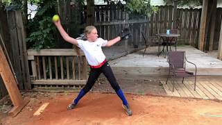 Softball Pitching Instruction progression drills [upl. by Ahseiuqal]