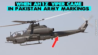 When AH1Z Viper Came in Pakistan Army Markings  AOD [upl. by Llennoc592]