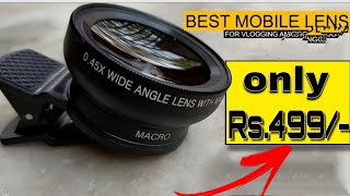 Unboxing 045× Wide Angle Lens🥳camera lens📷vloging with Affu [upl. by Elatnahc]