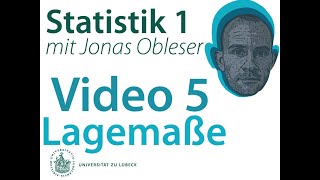 Statistik 1 Video 5 Lagemaße [upl. by Osnohpla792]