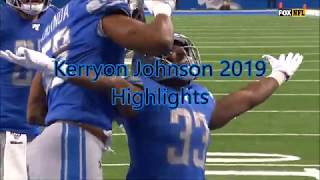 Kerryon Johnson 2019 Highlights [upl. by Auric]