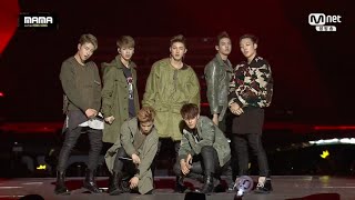 iKON  지못미APOLOGY  이리오너라ANTHEM  리듬 타RHYTHM TA in 2015 MAMA [upl. by Shaper327]