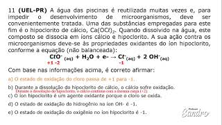 Questão sobre Oxidação e redução NOX [upl. by Uttasta627]