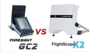 Foresight GC2 vs FlightScope X2outdoor test [upl. by An535]