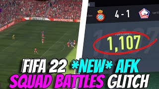 FIFA 22 BEST AFK SQUAD BATTLES GLITCH TO KEEP THE BALL POST PATCH  FIFA 22 ULTIMATE TEAM [upl. by Anohr]