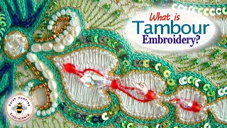 An introduction to tambour luneville embroidery with Caroline Homfray [upl. by Leahey]