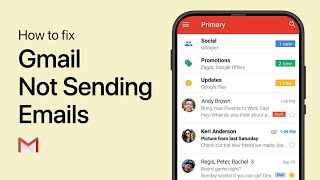 How To Fix Gmail Not Sending Emails Queued [upl. by Gaves]