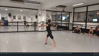 How To Learn Pirouettes En Dedans ballet tutorial beginner level [upl. by Naujd]