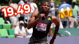 Erriyon Knighton 1949 200m World U20 Record [upl. by Cordie792]