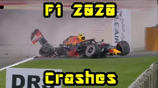 F1 2020 Crashes [upl. by Layla]