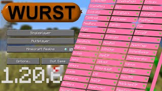 DOWNLOAD WURST Hacked Client  1206  Minecraft Java Edition [upl. by Odlanyar]